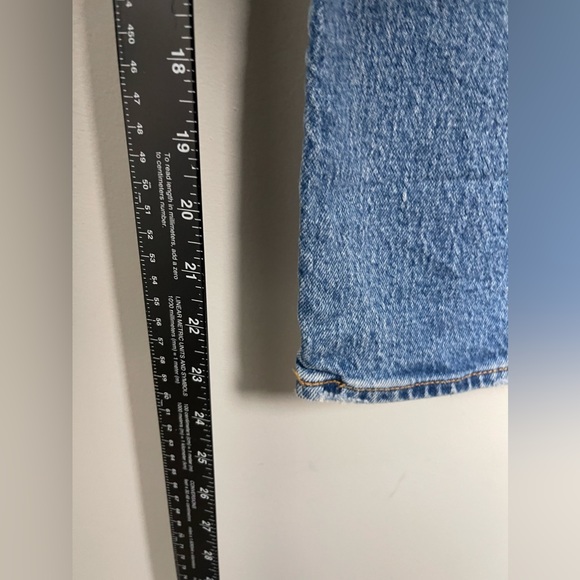 Levis Wedgie Straight Premium Blue Jeans Size 26 - Picture 9 of 16